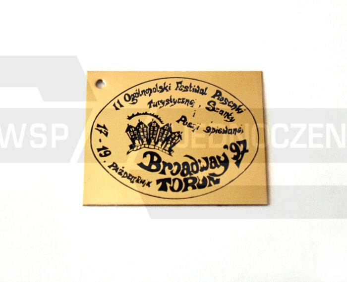 zawieszka pamiątkowa - UWSP ZJEDNOCZENIE Toruń