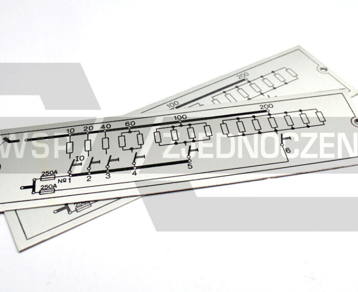 Tabliczka schemat - Aluminium - UWSP ZJEDNOCZENIE Toruń